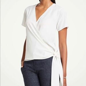 Ann Taylor Wrap Top